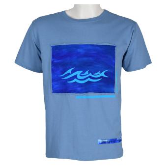designer t shirt met wave